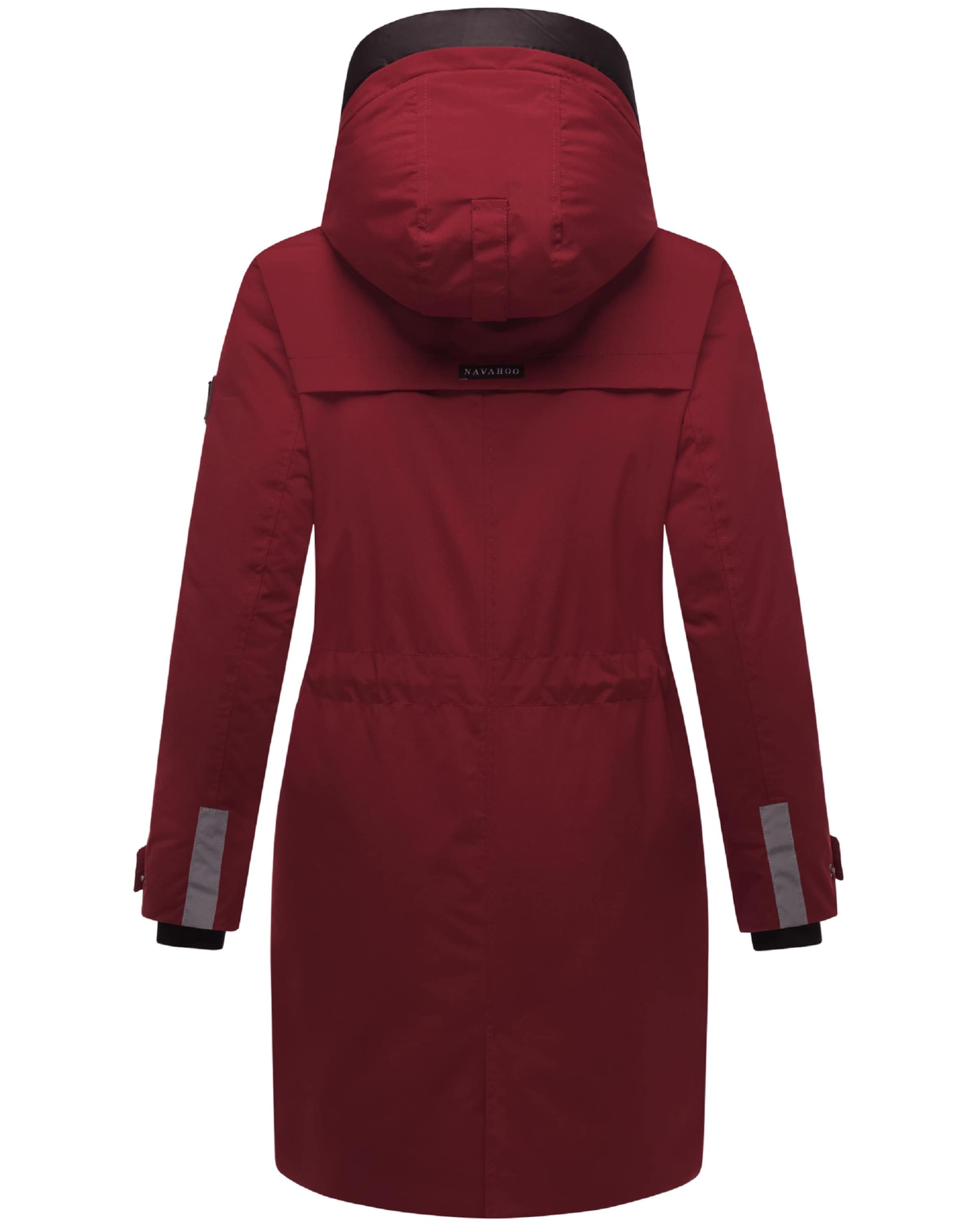 NAVAHOO Winter parka 'Eissturm 14' in Red
