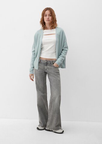 QS Strickjacke in Blau