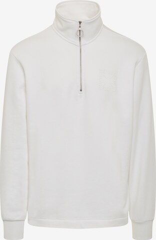STONES Sweatshirt in White: front