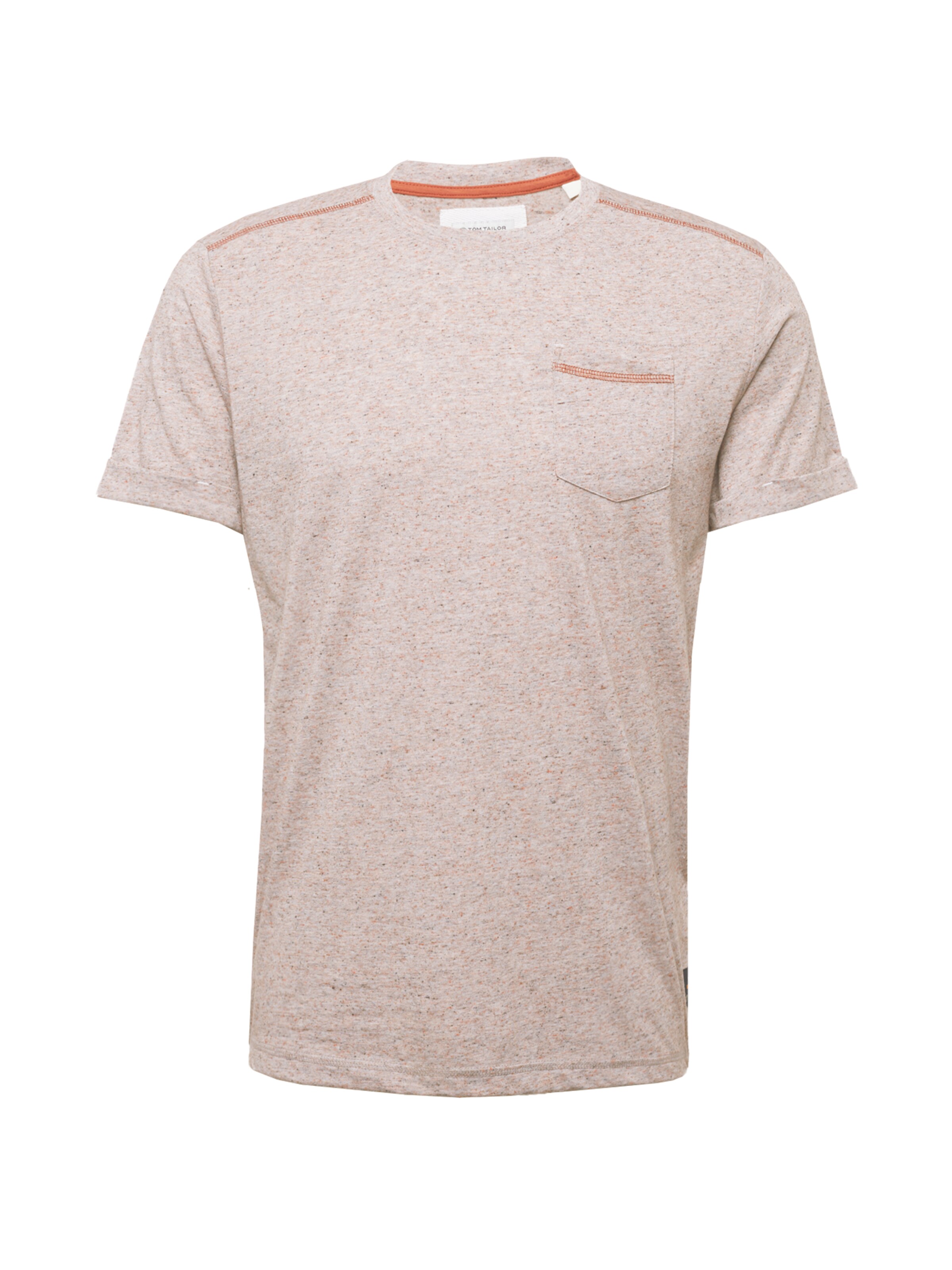 Männer Große Größen TOM TAILOR T-Shirt in Camel, Beigemeliert - LG37299 Männer Große Größen TOM TAILOR T-Shirt in Camel, Beigemeliert - LG37299