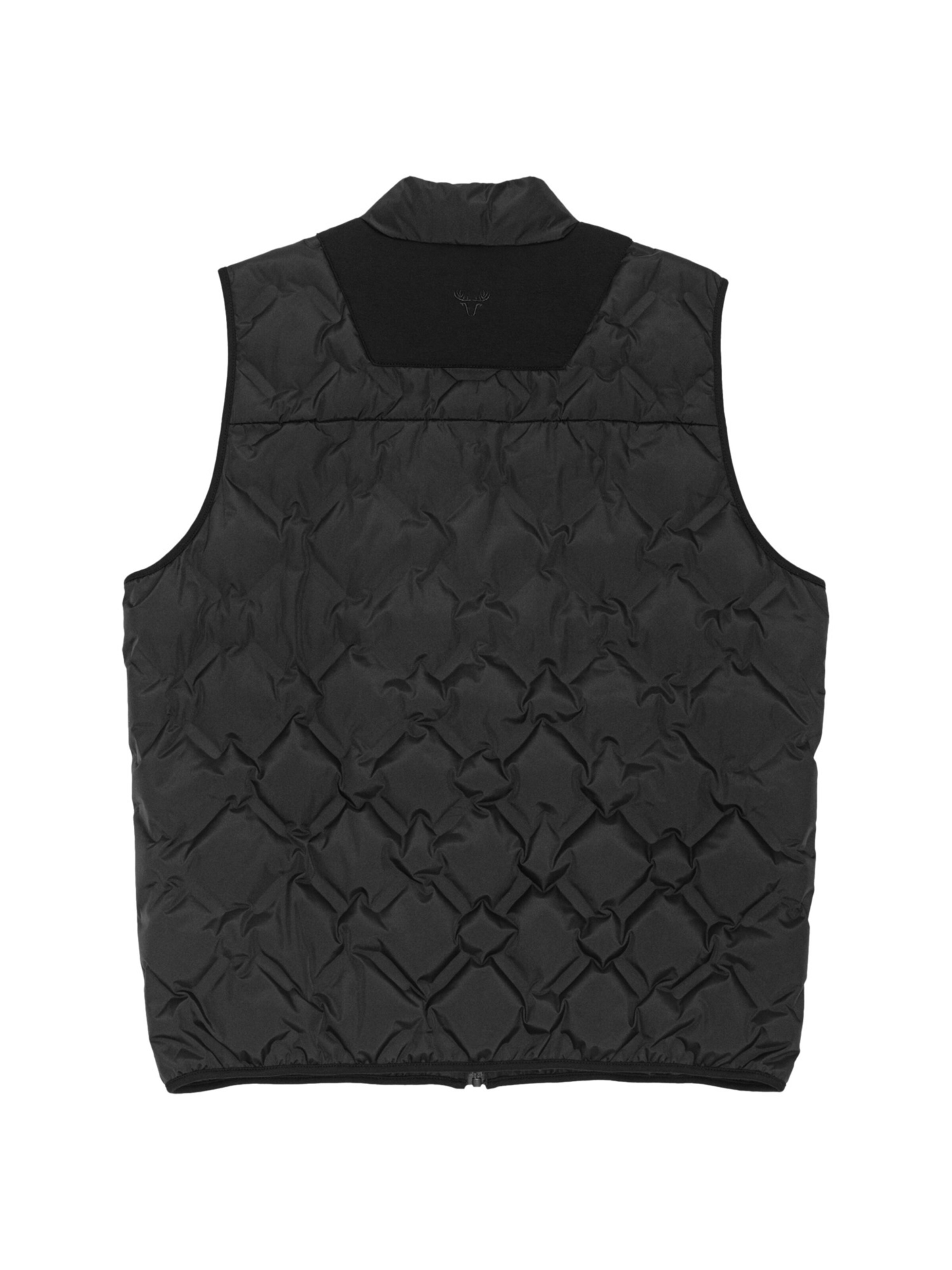 Fat Moose Steppweste 'Wind' in Schwarz