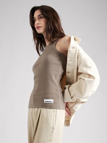 ARMEDANGELS Topp 'KANITA' i beige: framsida