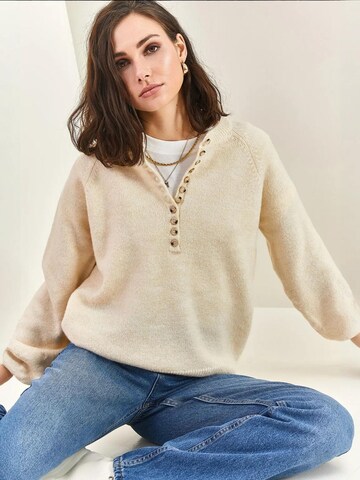 Pullover di Bianco Lucci in bianco: frontale