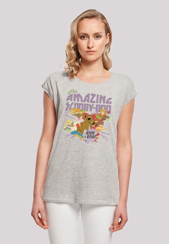 F4NT4STIC Shirt in Grey: front