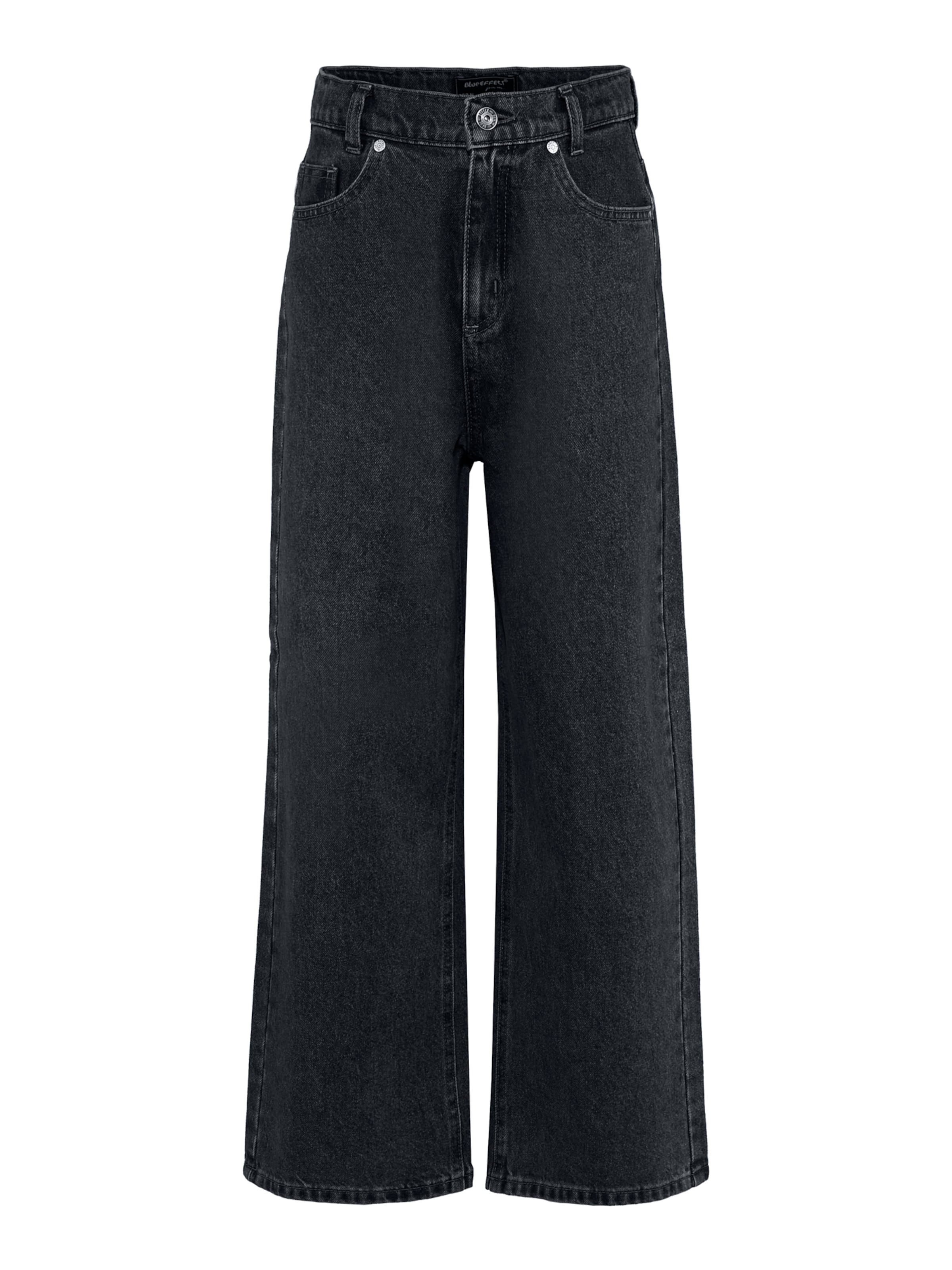 BLUE EFFECT Kottis Teksapüksid, värv must: eest vaates