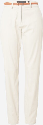 Pantalon chino 'FLASHINO' VERO MODA en gris : devant