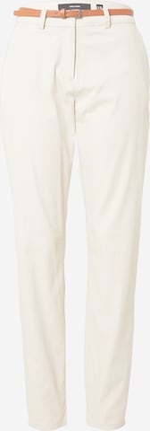 Regular Pantalon chino 'FLASHINO' VERO MODA en gris : devant