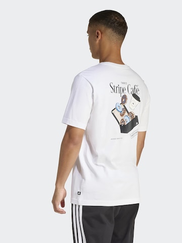 ADIDAS SPORTSWEAR Funktionsskjorte 'DONUT BOX' i hvid: forside