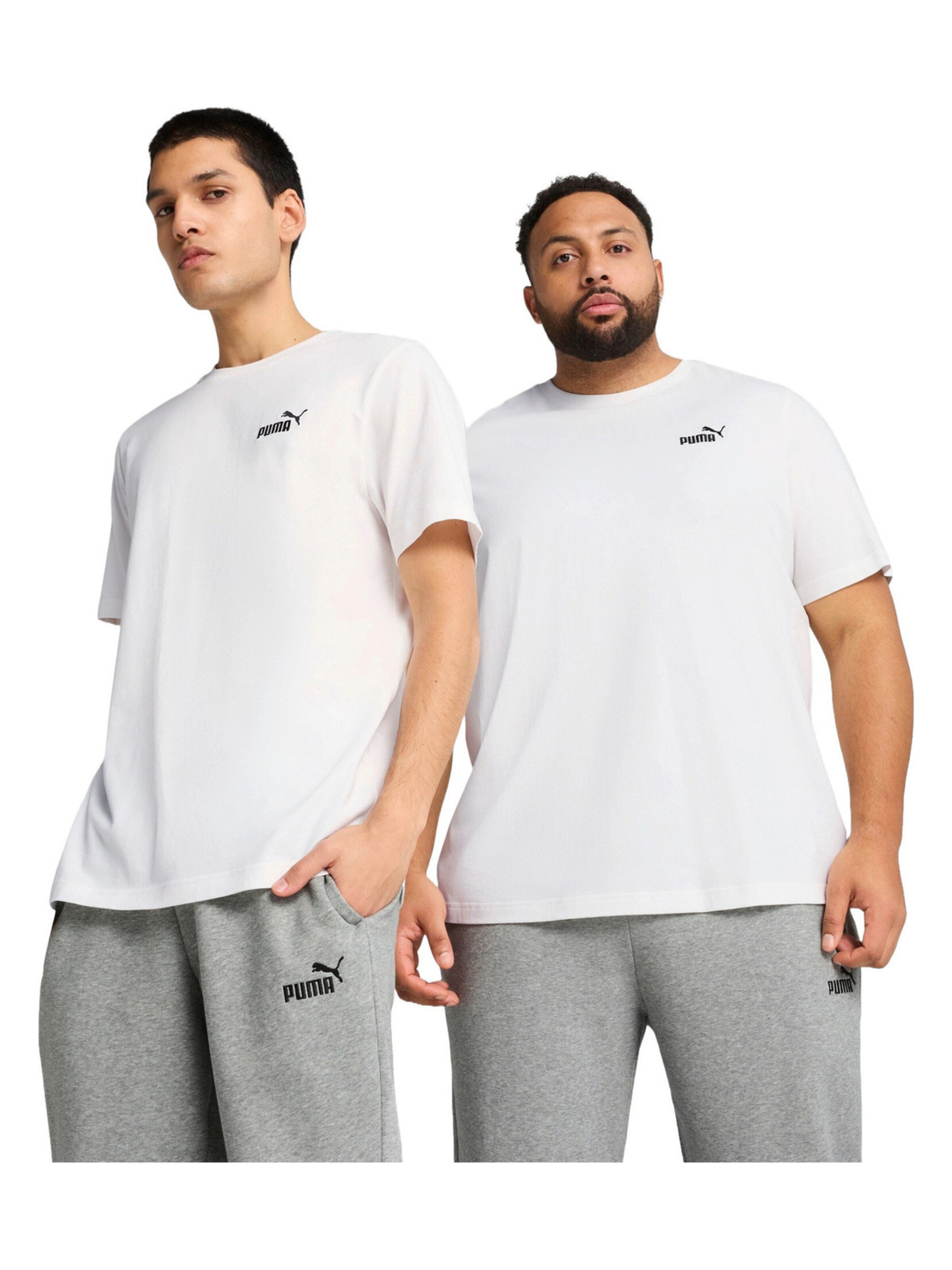 Maglietta 'Puma Ess Small No. 1 Logo Tee' in M PUMA di colore bianco, Visualizzazione prodotti
