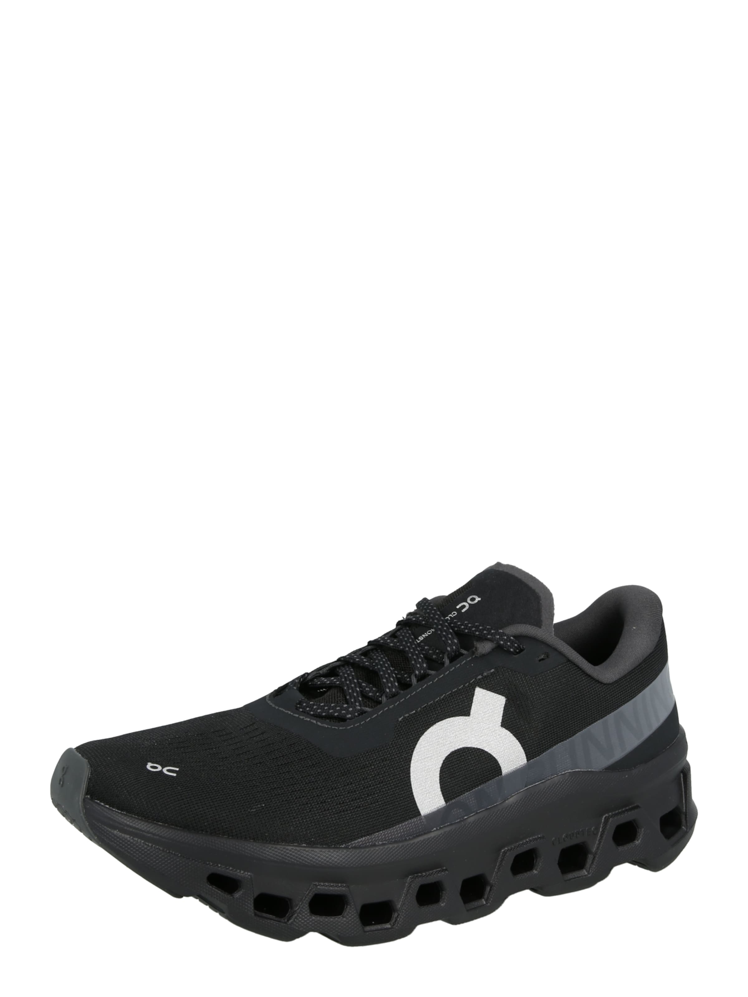 On Sneaker 'Cloudmonster 1' in Schwarz: Vorderseite