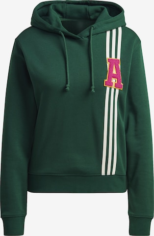 ADIDAS ORIGINALS Sweatshirt 'Small Logo' in Green: front