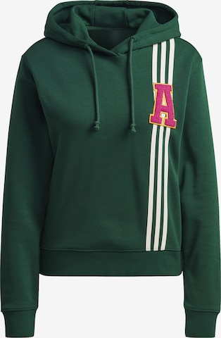 ADIDAS ORIGINALS Sweatshirt 'Small Logo' in Grün: predná strana