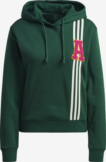ADIDAS ORIGINALS Sweatshirt in dunkelgrün / pink / weiß, Produktansicht
