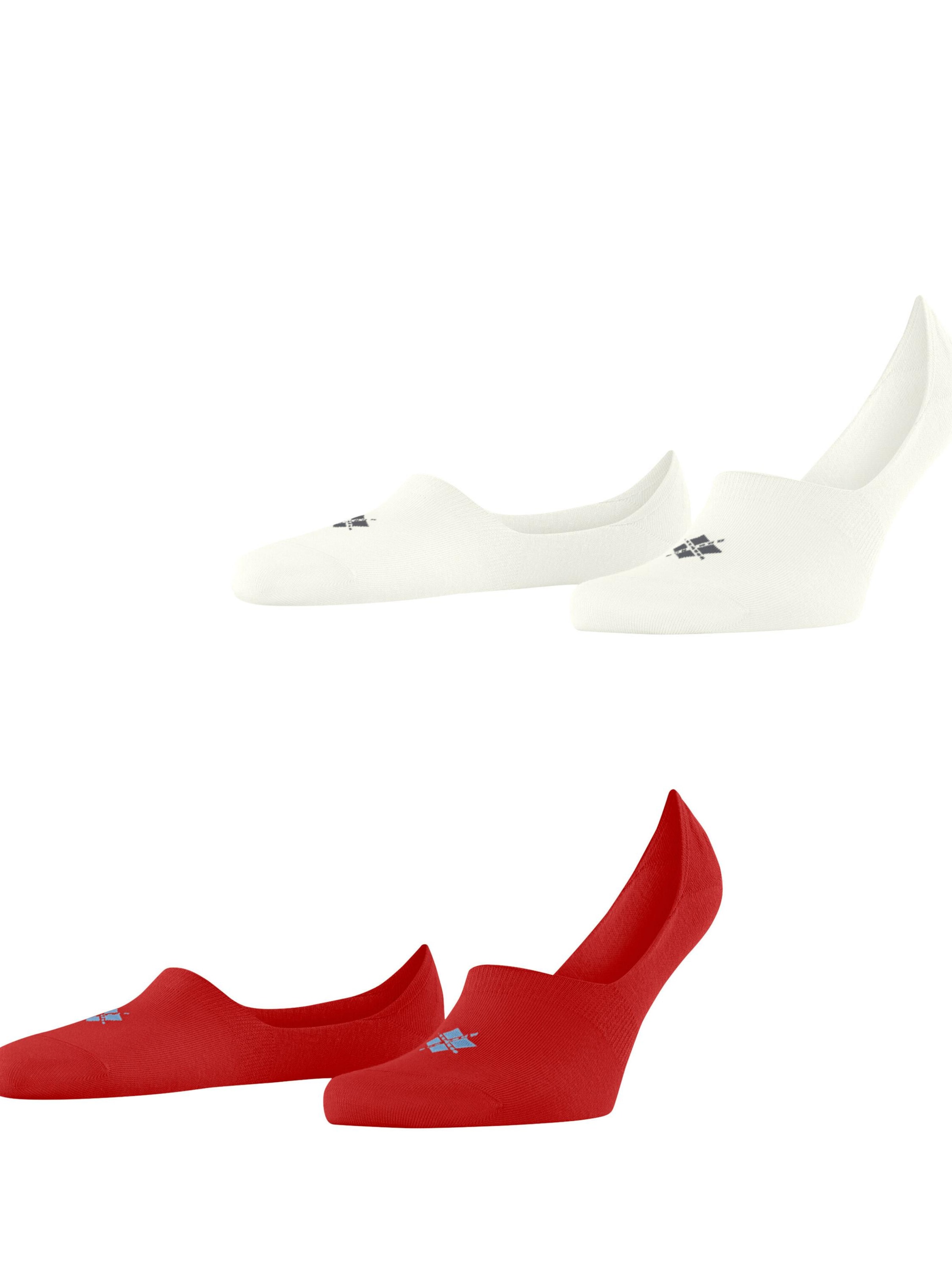 BURLINGTON Füßlinge 'Everyday 2-Pack'‌‌‌‌‌‌‌‌‌‌ in Rot: Vorderseite