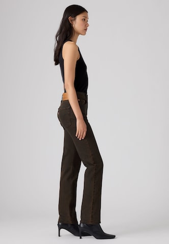 LEVI'S ® - Slimfit Vaquero 'RIBCAGE SLIM' en marrón