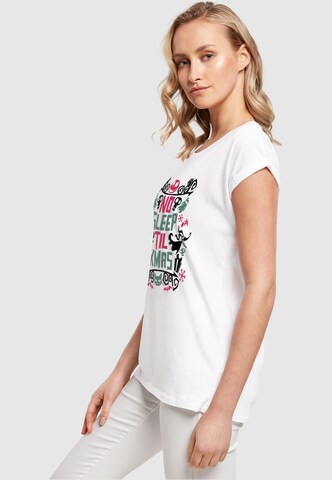 T-shirt 'The Nightmare Before Christmas - No Sleep' ABSOLUTE CULT en blanc