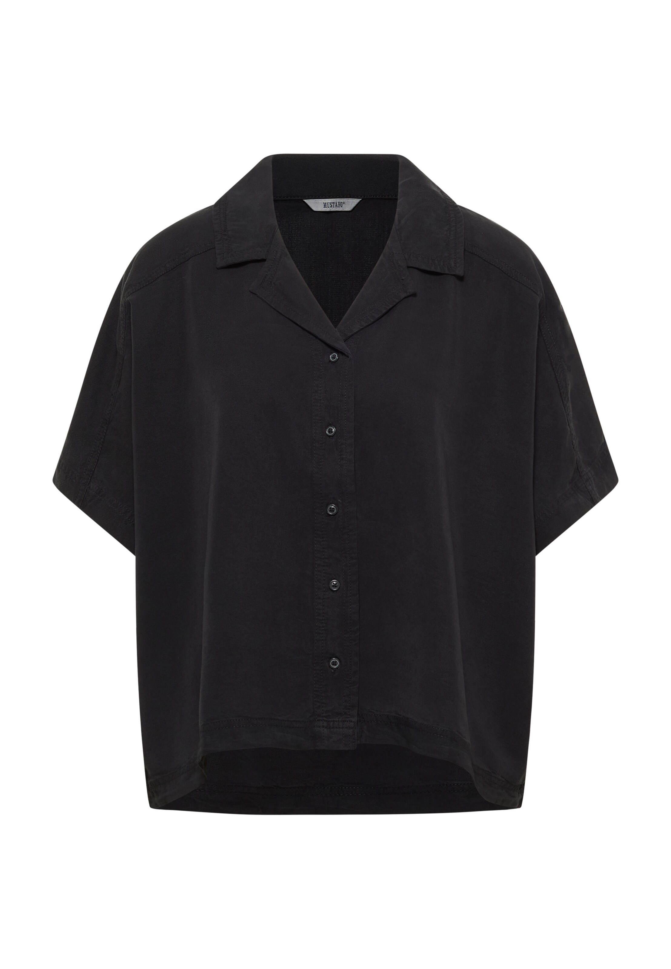 MUSTANG Bluse 'Ruby' in Schwarz: Vorderseite