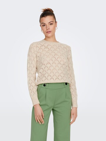 JDY - Jersey 'Letty' en beige: frente