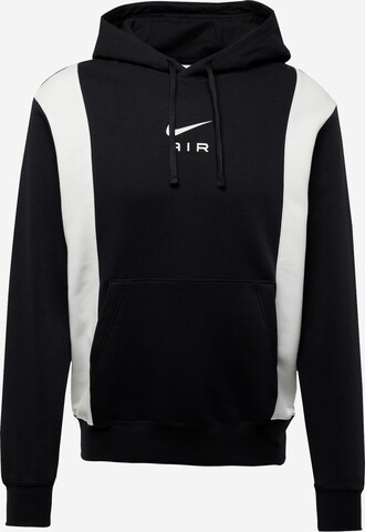 Bluză de molton 'AIR' de la Nike Sportswear pe negru: față