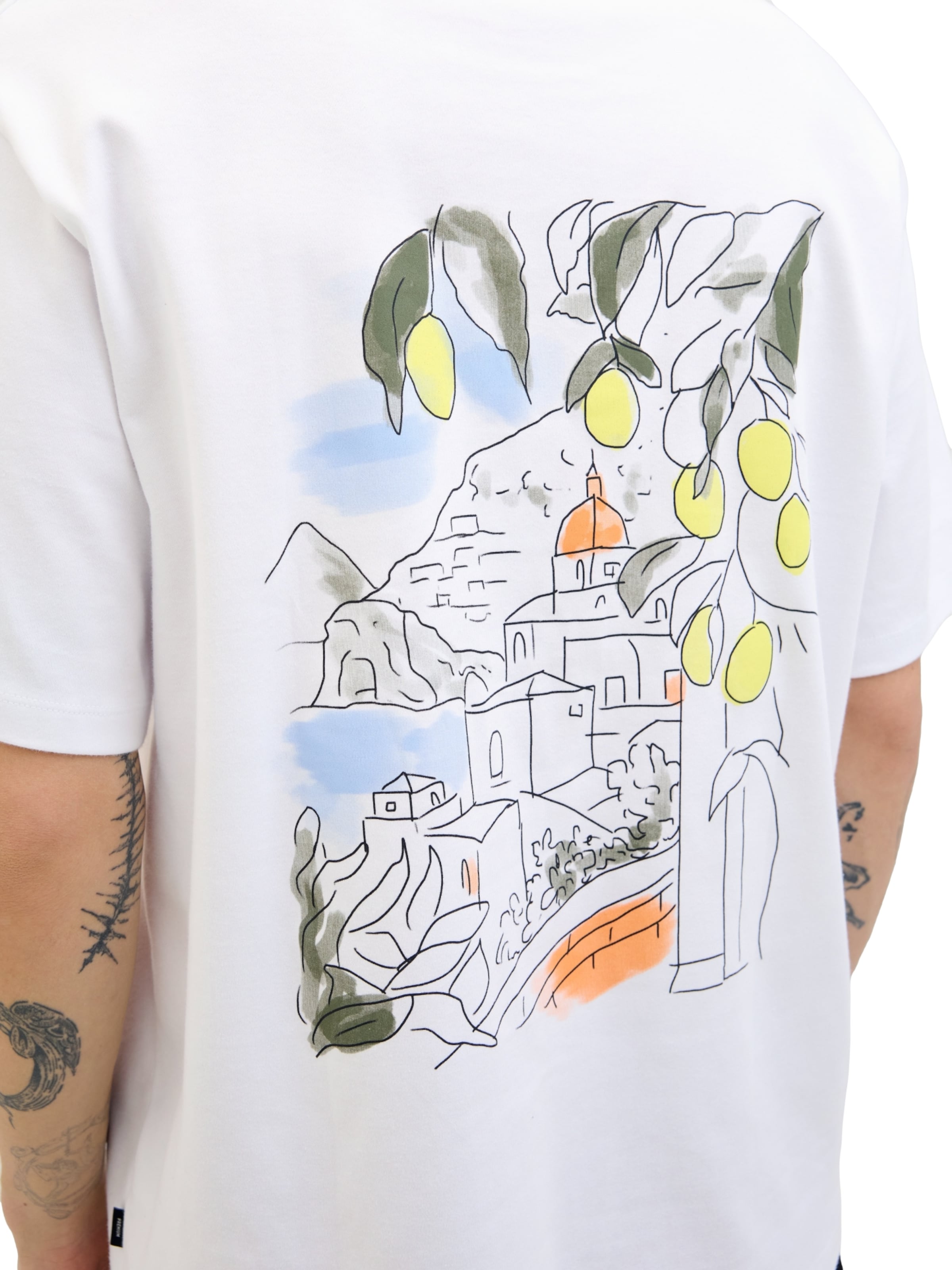 Maglietta 'Destination' di JACK & JONES in bianco