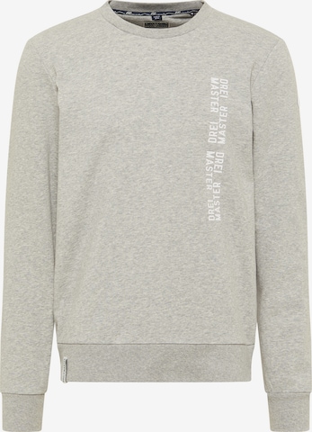 DreiMaster Maritim Sweatshirt in Grijs: voorkant