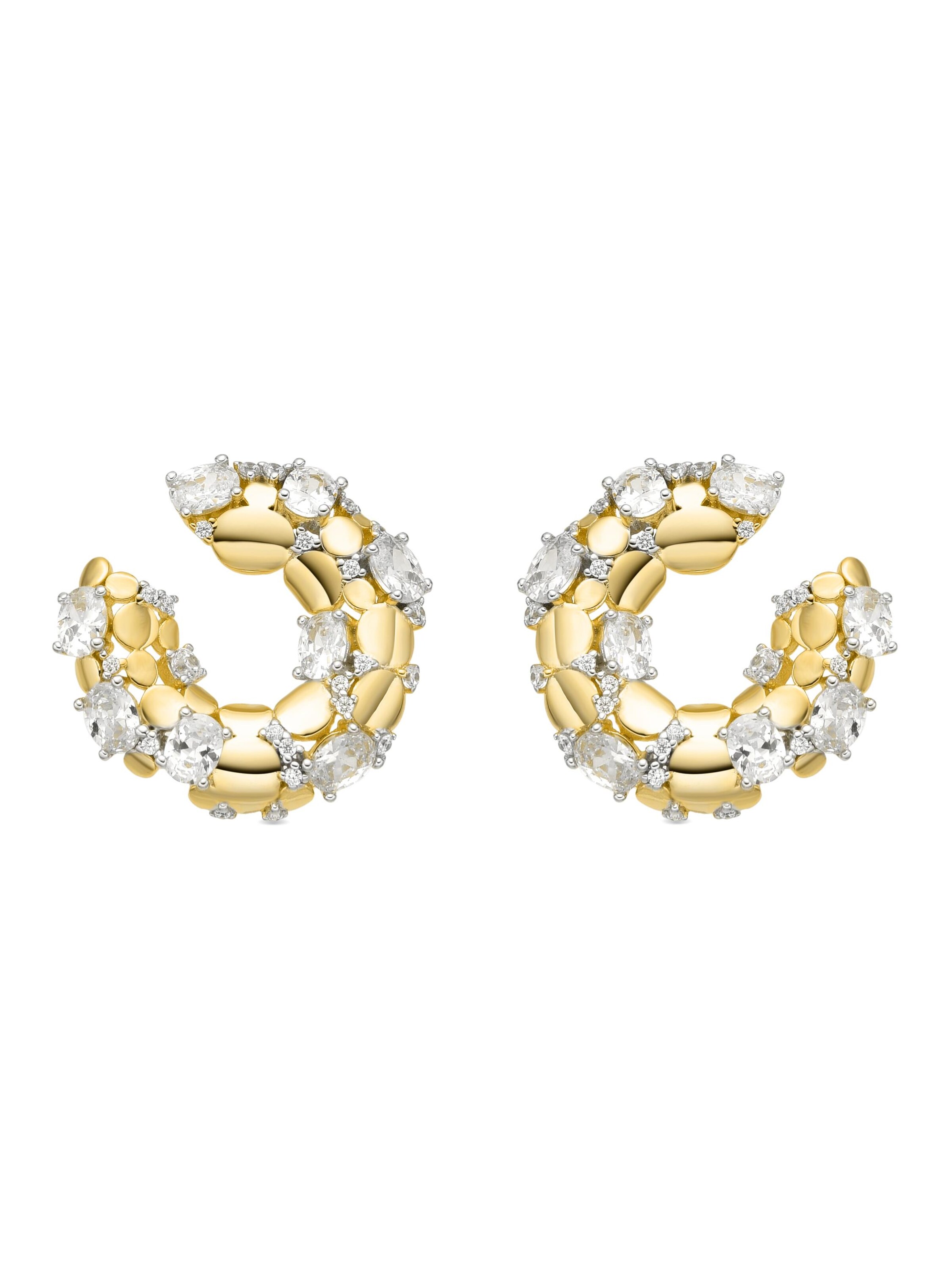 Luxenter Ohrringe 'LARENT'‌‌‌‌‌‌‌‌‌‌ in weiß, Produktansicht