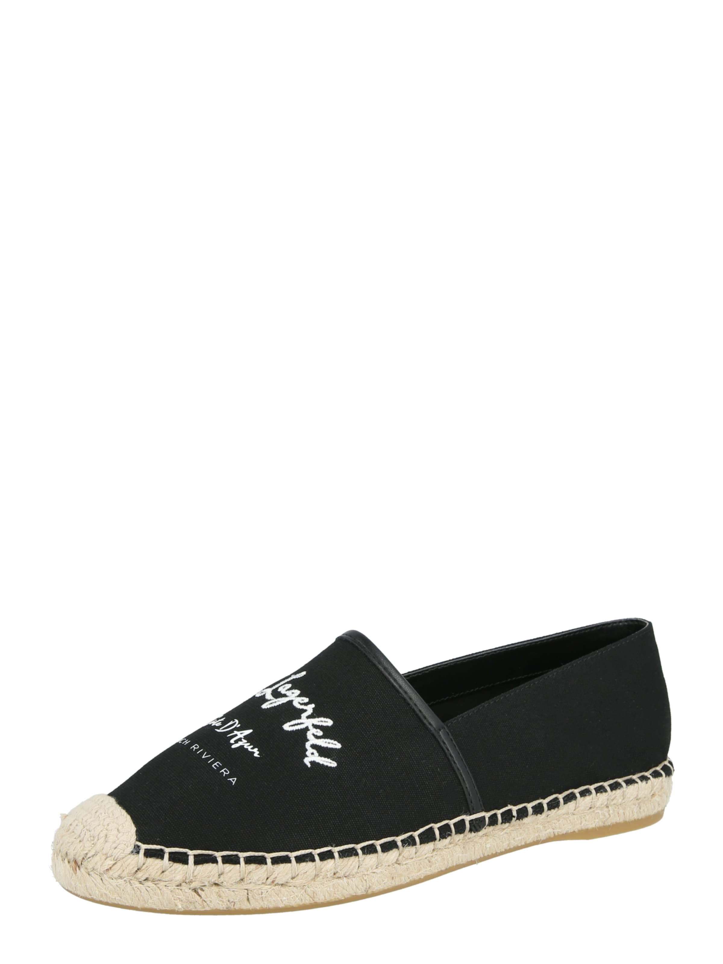 fekete / fehér Karl Lagerfeld Espadrilles 'KAMINI' - 36, Termék nézet