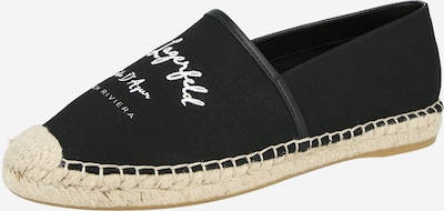 36 dydžio Espadrilės 'KAMINI' iš Karl Lagerfeld, spalva – juoda / balta, Prekių apžvalga
