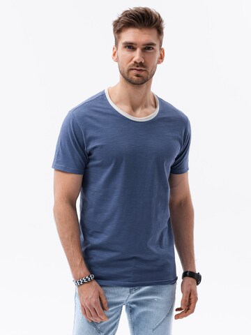 Ombre Shirt 'S1385' in Blauw: voorkant