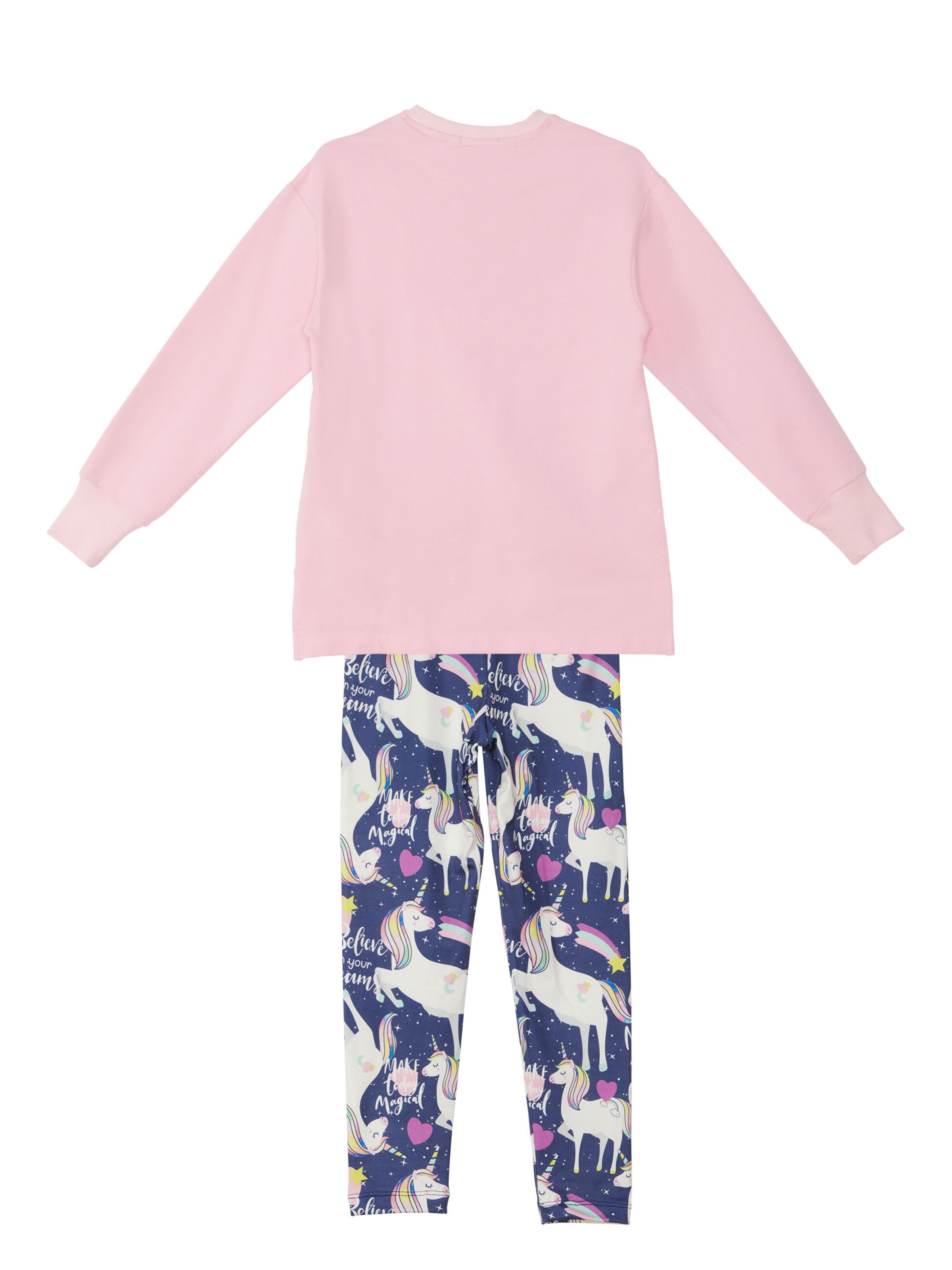 Survêtement 'Unicorn Dream' Denokids en rose