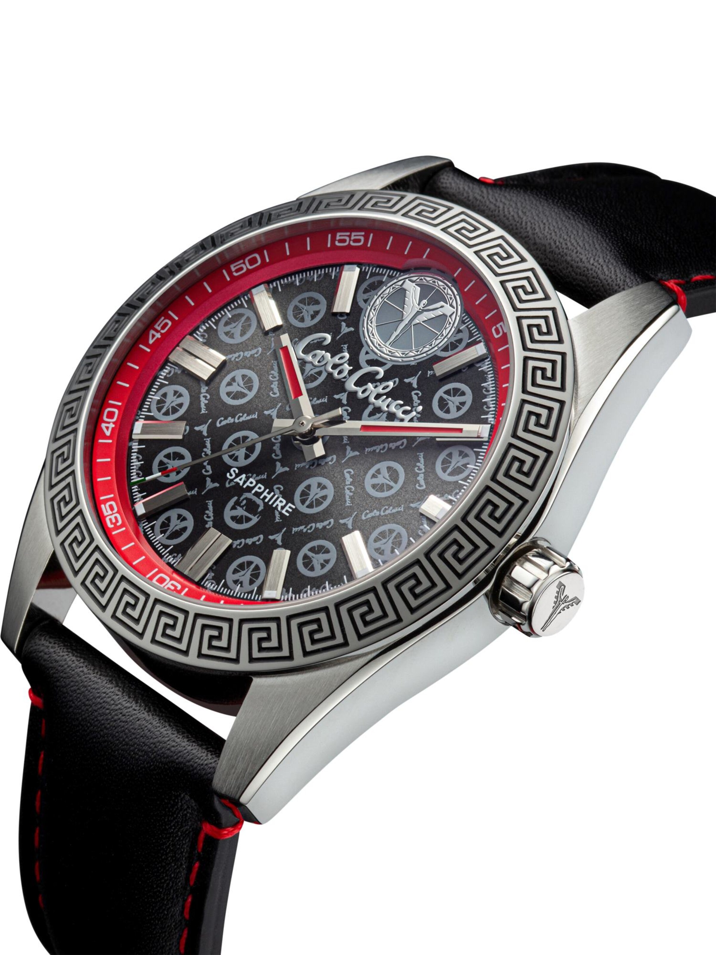 Carlo Colucci Analog Watch 'Dosser' in Black