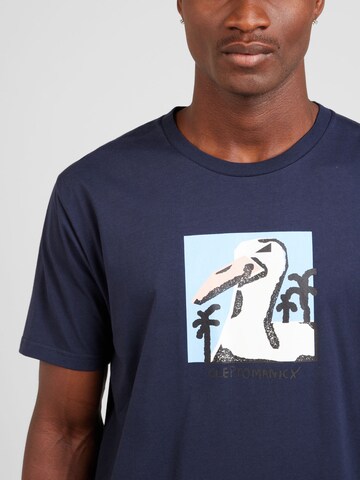 Cleptomanicx T-Shirt 'Souvenir' in Blau