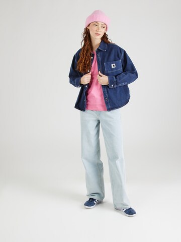 Carhartt WIP Футболка 'Chester' в Ярко-розовый