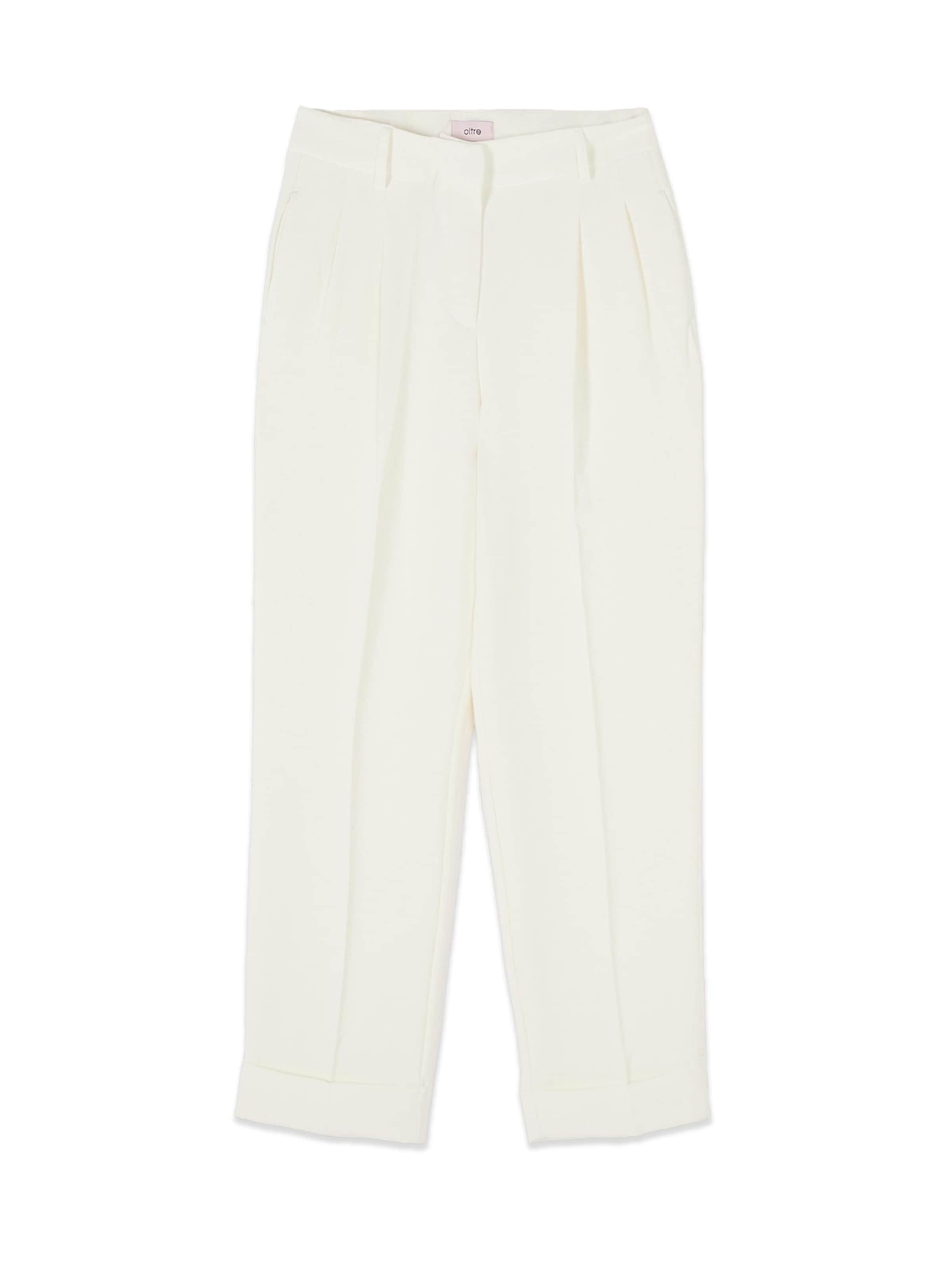 regular Pantaloni di oltre in bianco: frontale