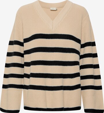 Pullover di Kaffe in beige: frontale