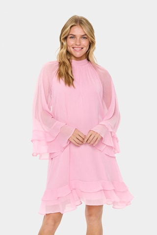 SAINT TROPEZ Dress 'Labelle' in Pink: front