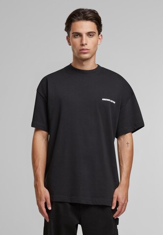 Another Cotton Lab Shirt in Black: front
