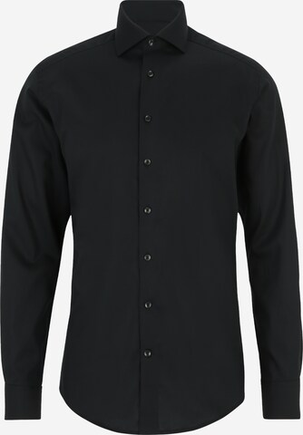 Regular fit Camicia 'Miles' di Bruun & Stengade in nero: frontale