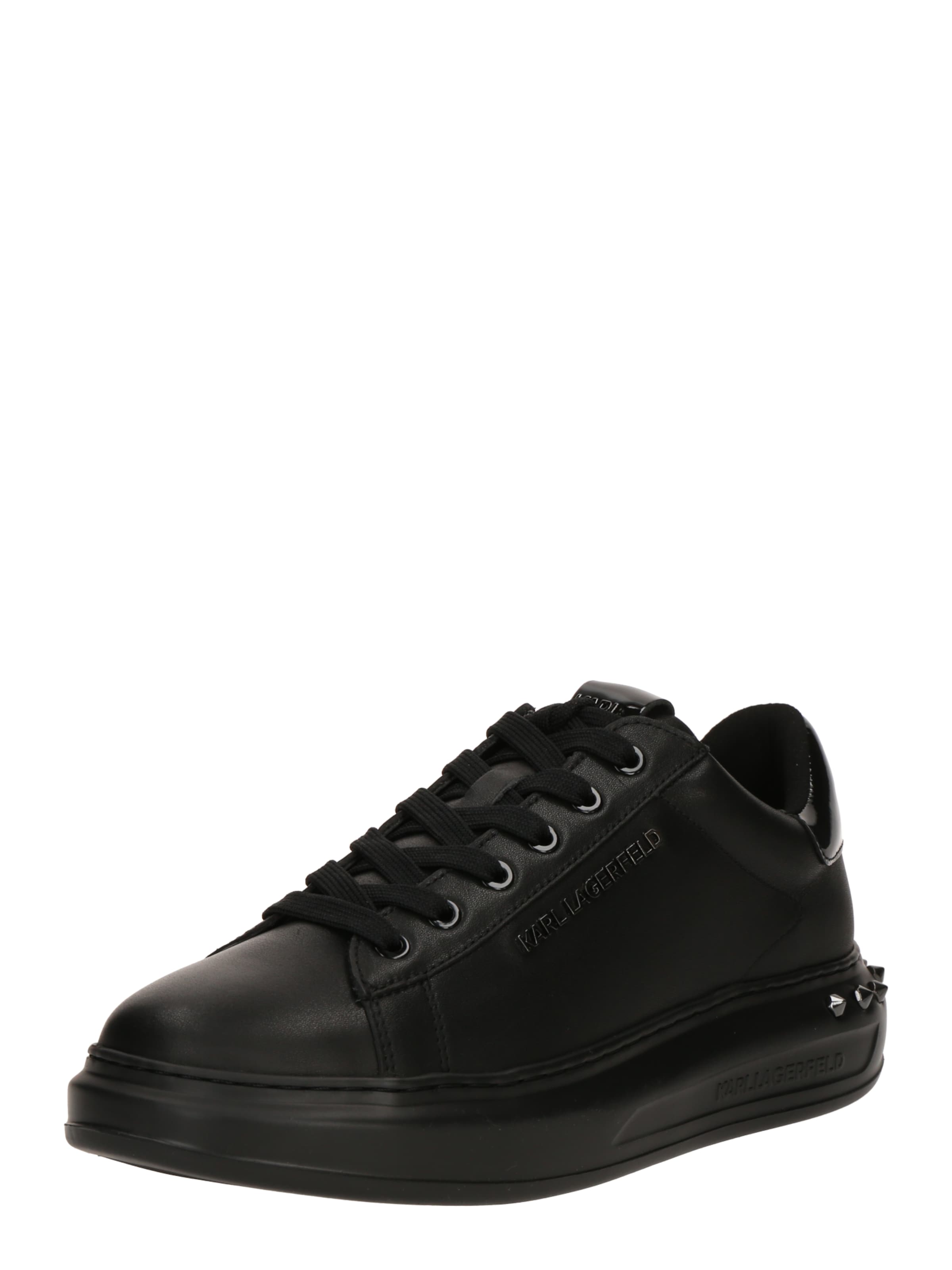 Sneaker low 'KAPRI' de la Karl Lagerfeld pe negru: față