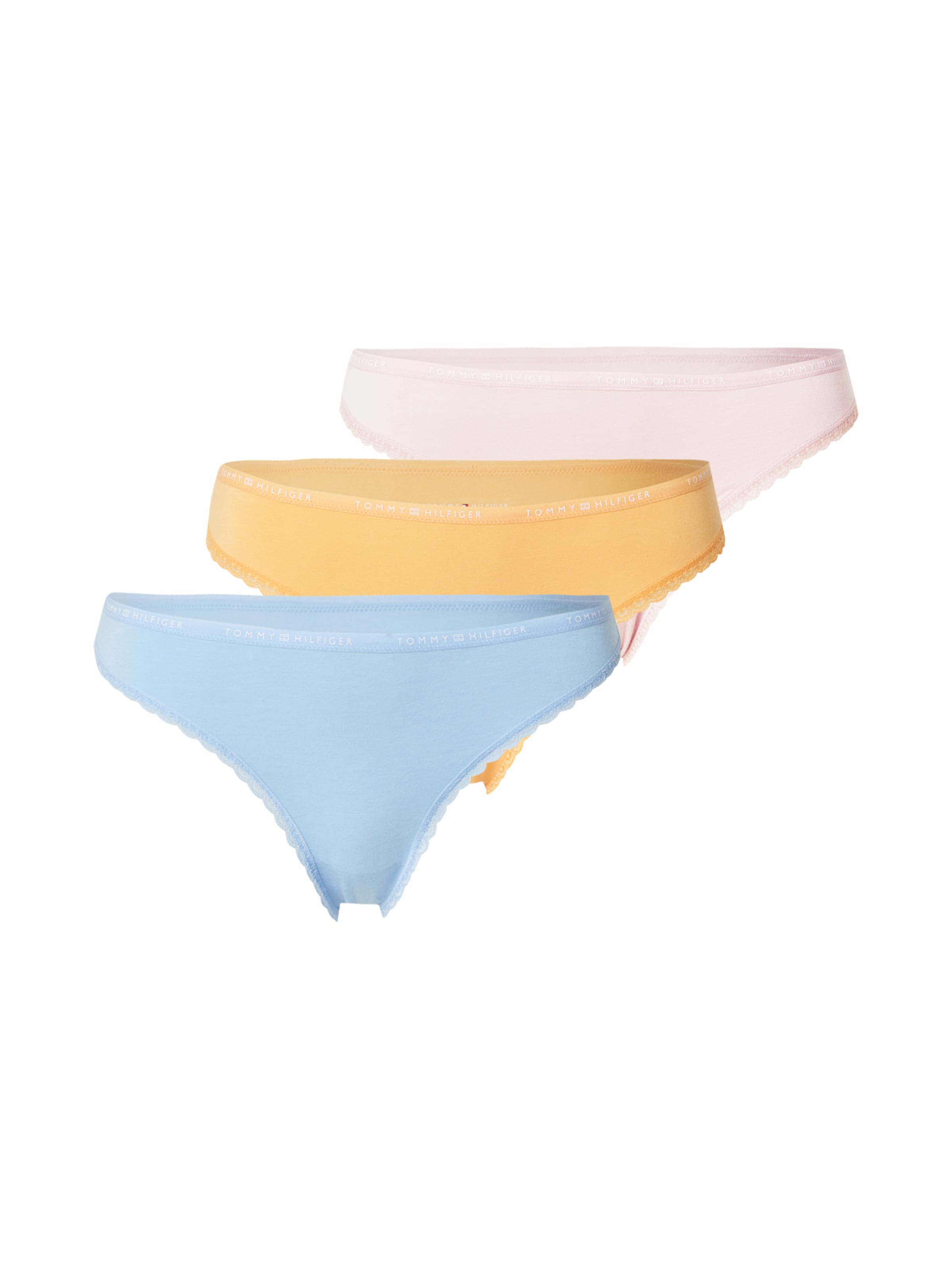 Tommy Hilfiger Underwear Stringi w kolorze niebieski: przód