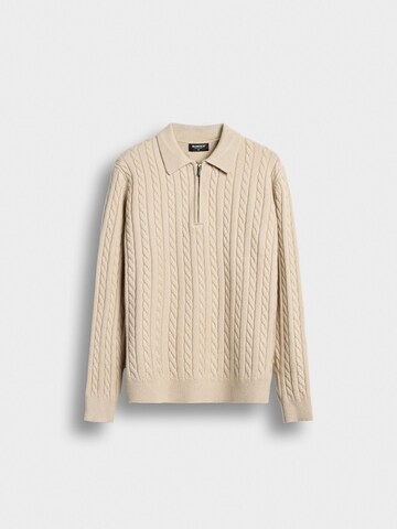 Burocs Sweater in Beige: front