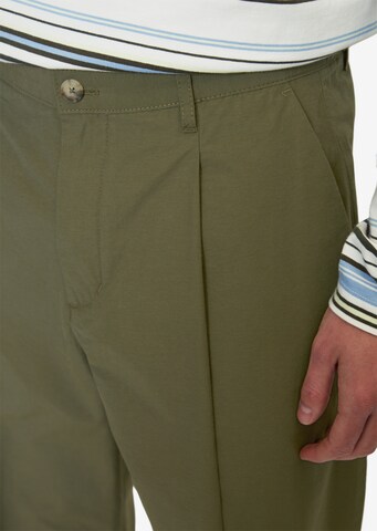 Marc O'Polo DENIM Voľný strih Plisované nohavice - Zelená