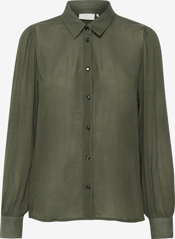 Camicia da donna 'Polly' di Kaffe in verde: frontale