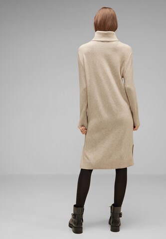 STREET ONE Knitted dress in Beige