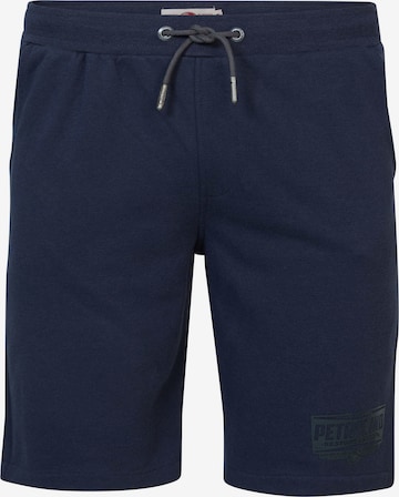 Petrol Industries Regular Broek in Blauw: voorkant