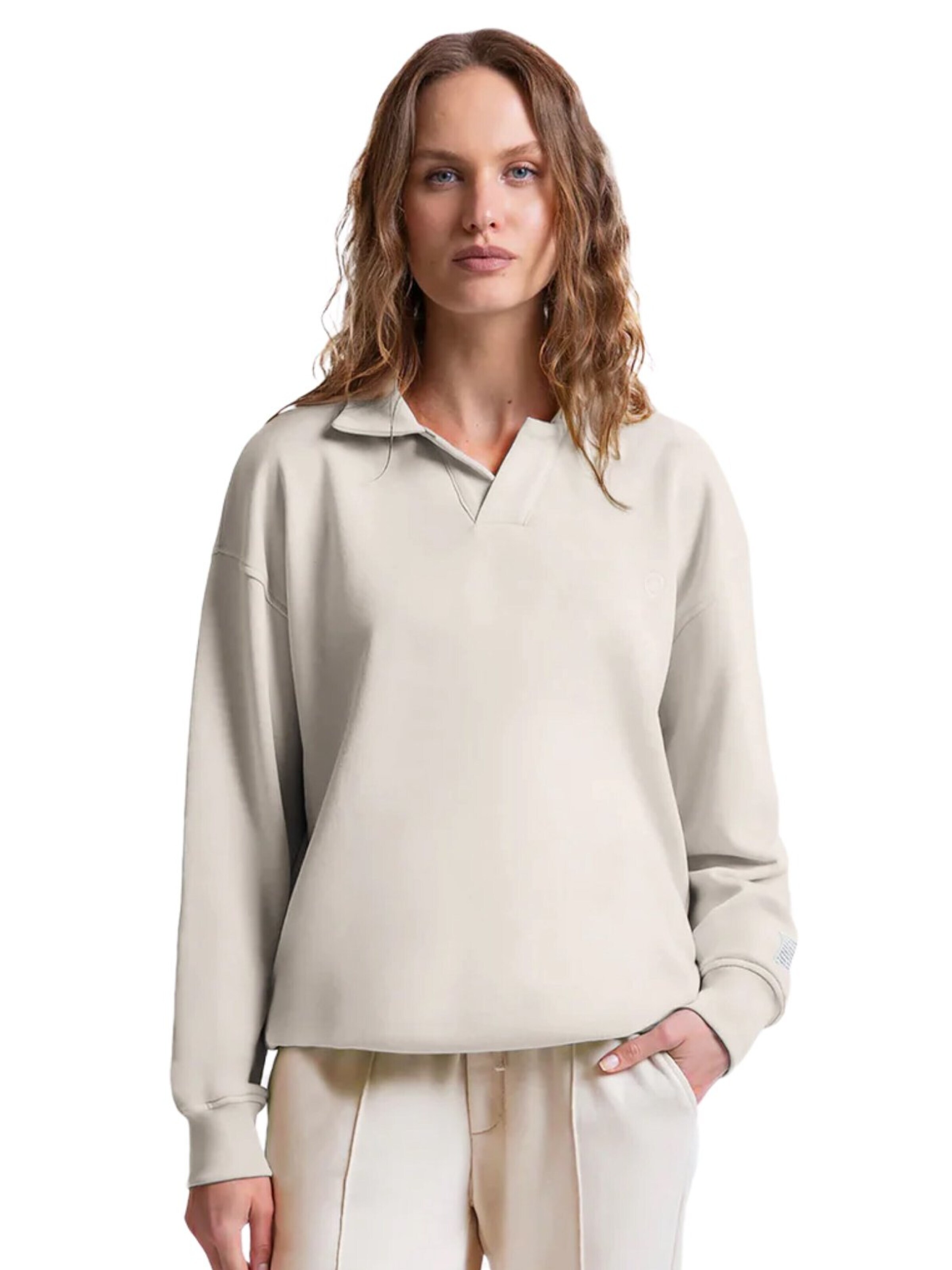 UNIQVIBE Sweatshirt in Beige: front
