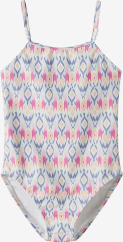 NAME IT Badpak 'NKFZizza' in Lila: voorkant