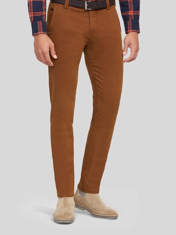 Regular Pantalon chino 'Rio 2-8608' MEYER en marron : devant