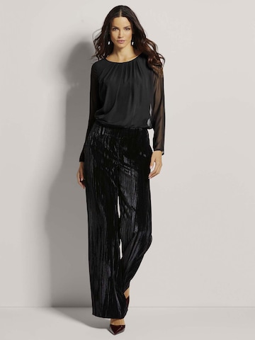 MADELEINE Wide leg Broek in Zwart