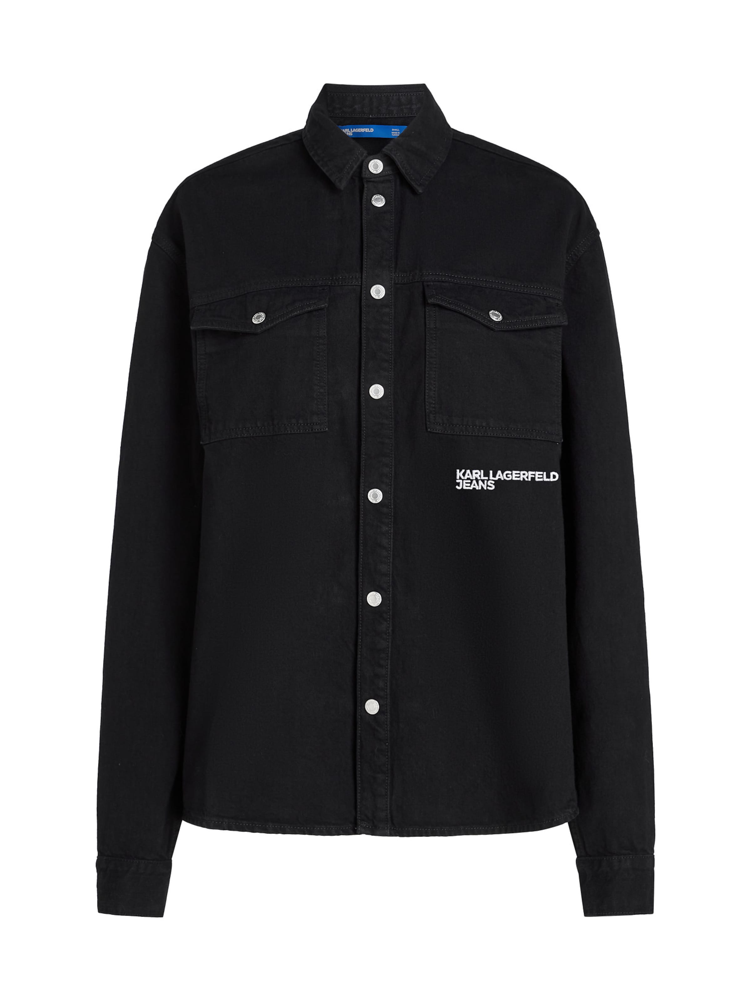 juoda KARL LAGERFELD JEANS Demisezoninė striukė: priekis